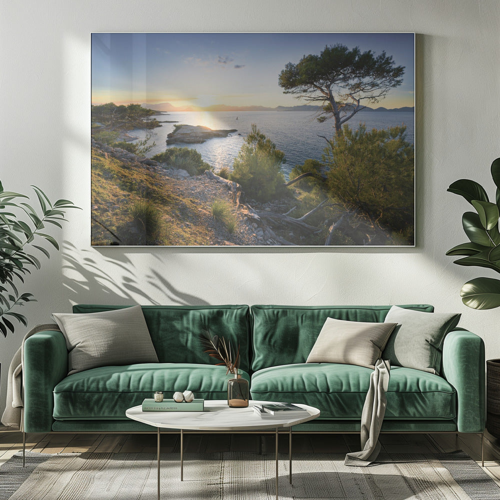 Mediterranean sunset | Canvas