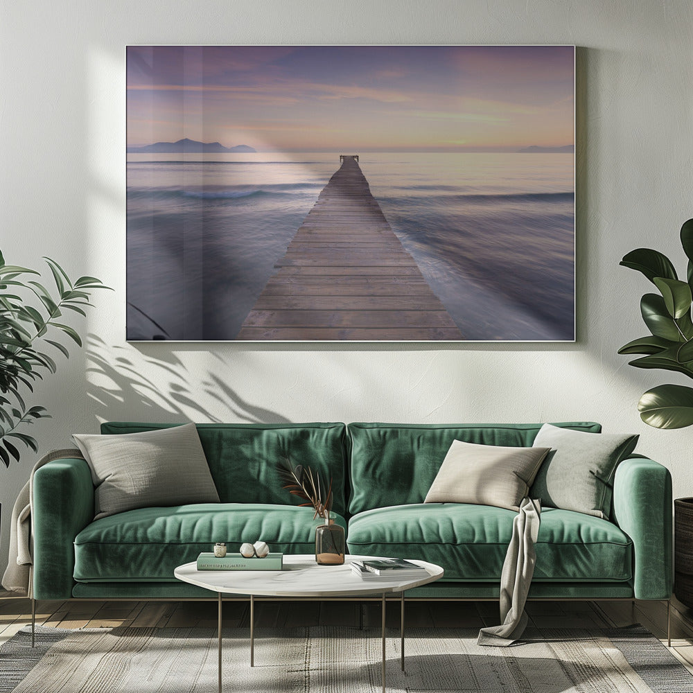 Purple Jetty | Canvas