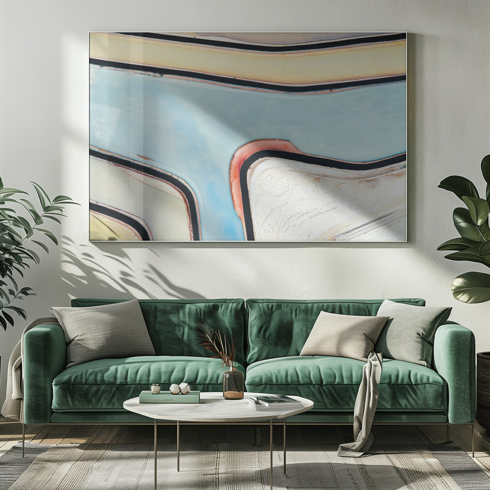 Lithium salt pool abstract | Canvas