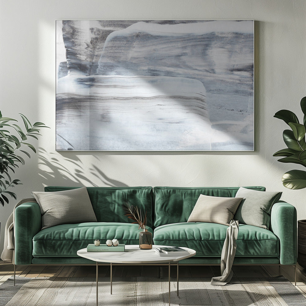 Black And White Brushstrokes | Canvas
