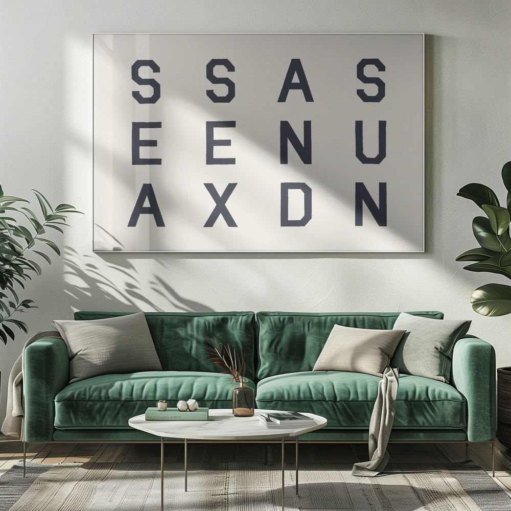 Sea Sex and Sun Print | Canvas