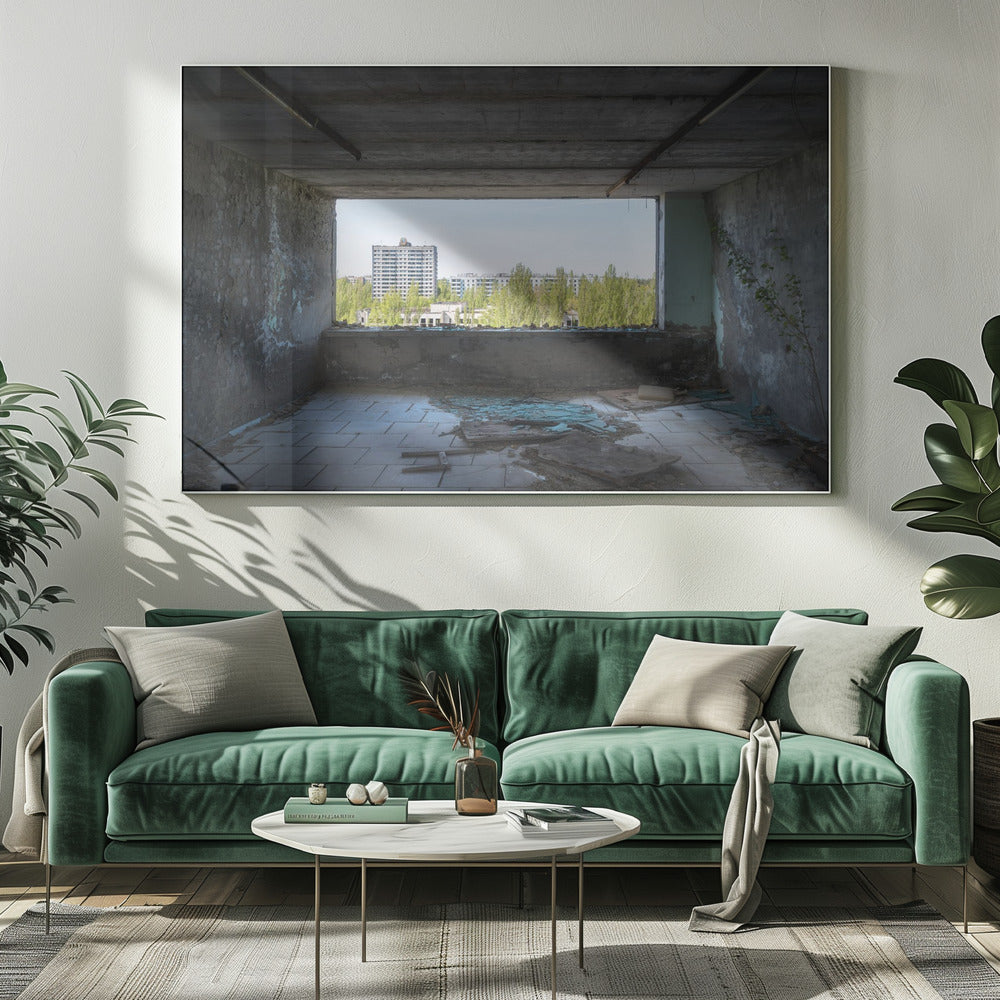 View at Pripyat in Chernobyl | Canvas