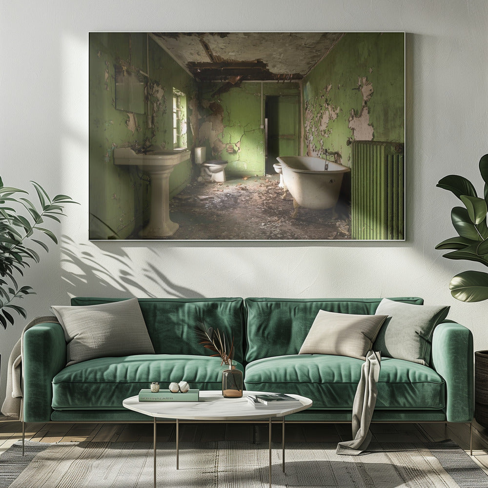 Green Bathroom | Canvas