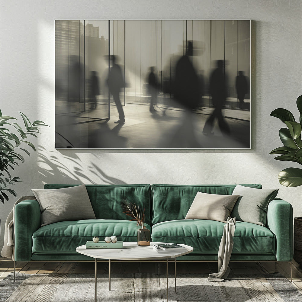 Ghostly City Stroll | Canvas