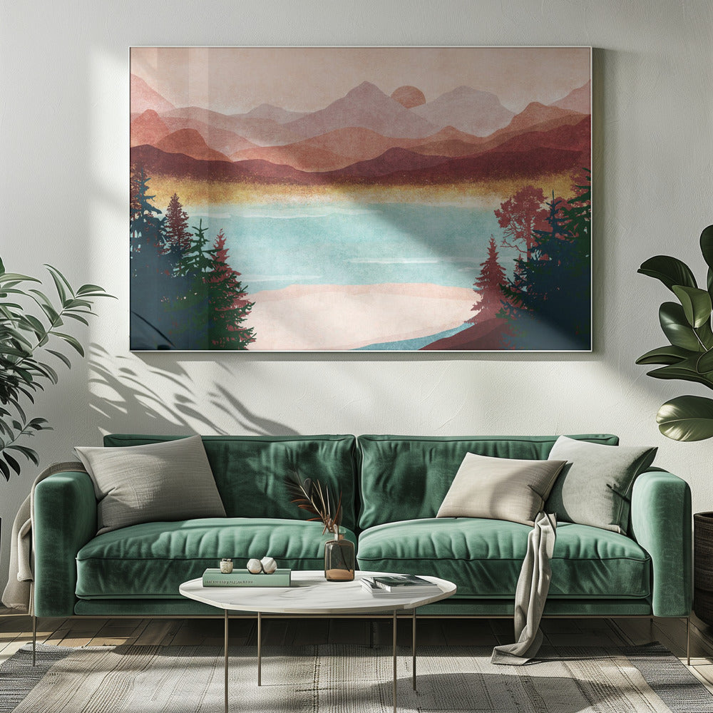 Mountain Dawn Serenity | Canvas