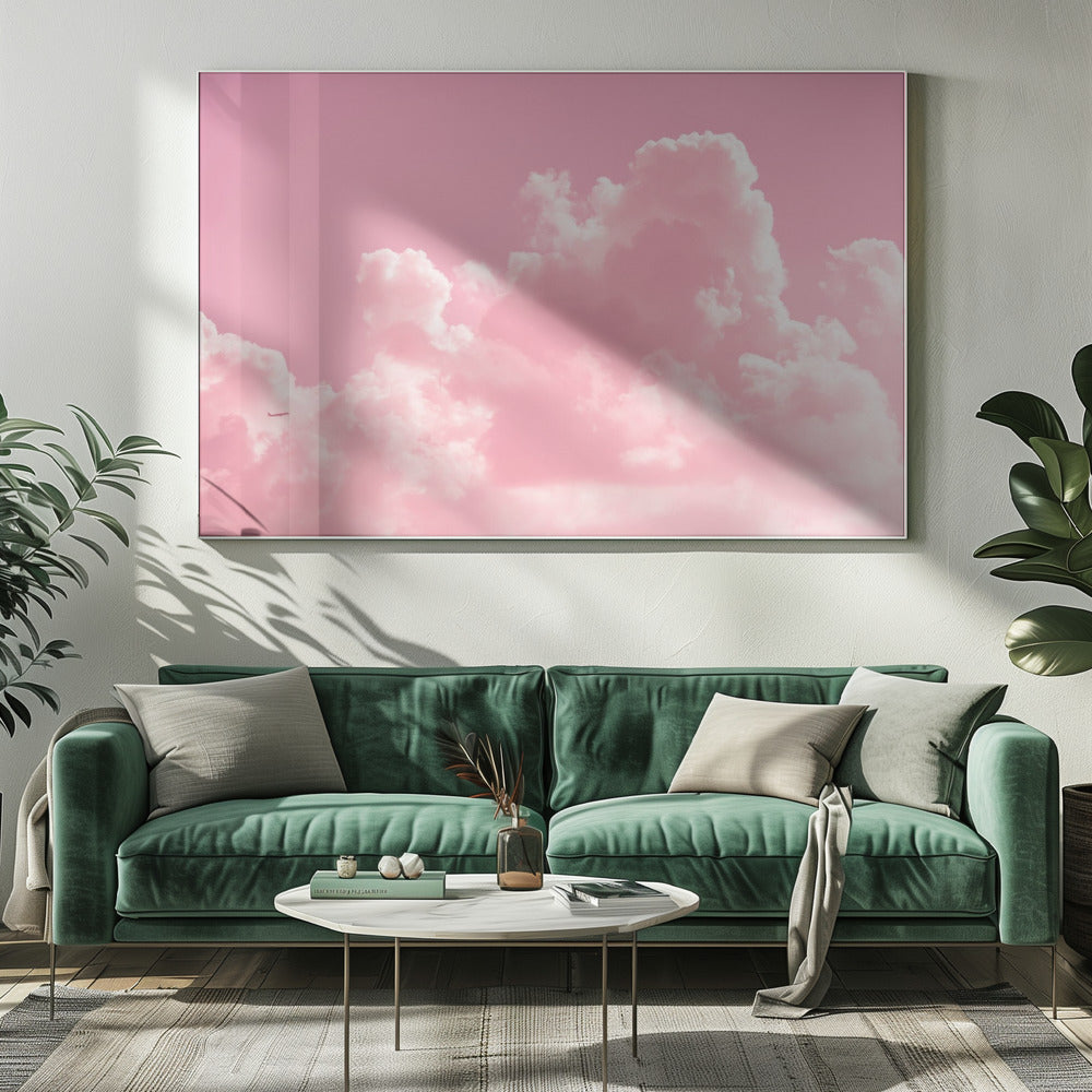 Cloudy with a touch of Pink | Canvas