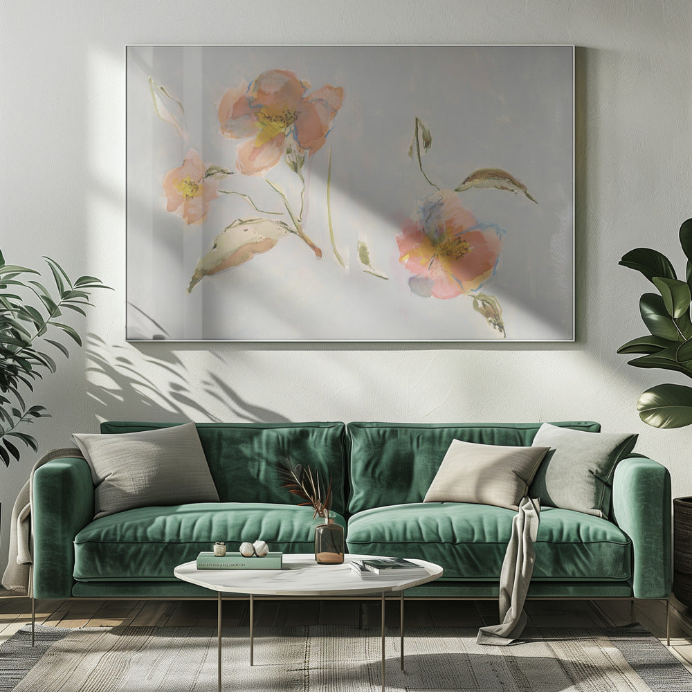Botanical Antique flowers 02 | Canvas