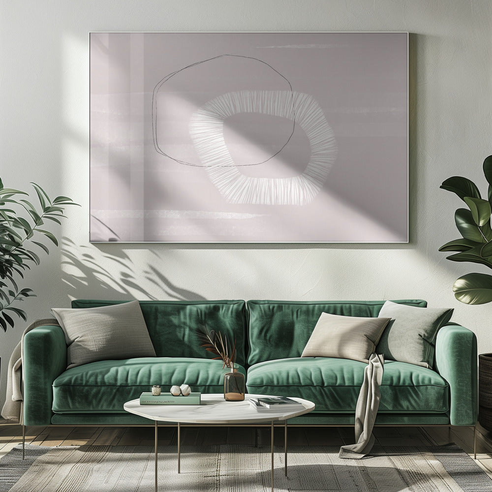 Soft Geometric Dance | Canvas