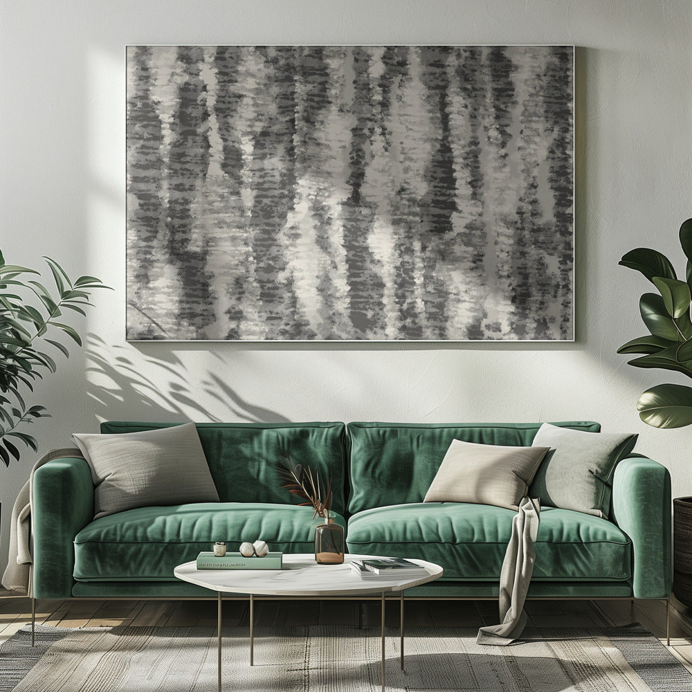 Monochrome Streaks | Canvas