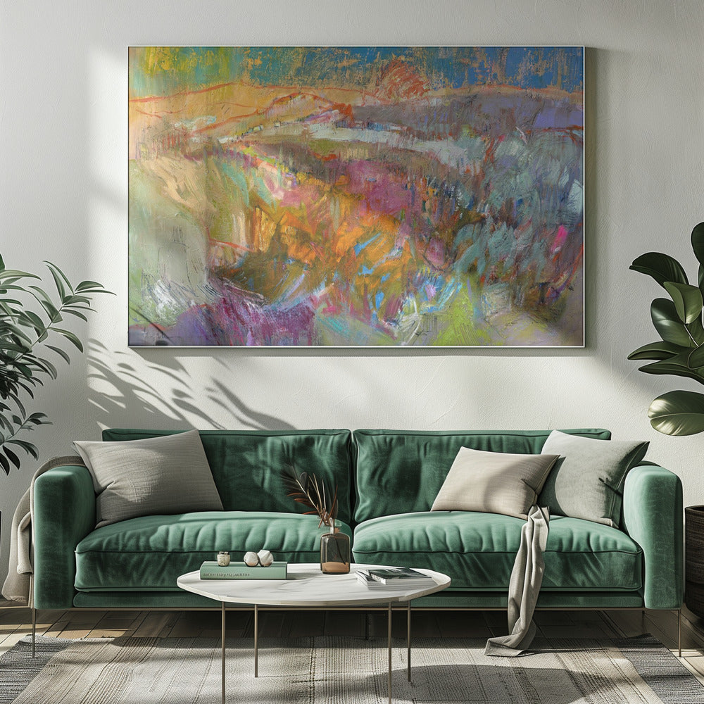 Vivid Mountain Landscape | Canvas