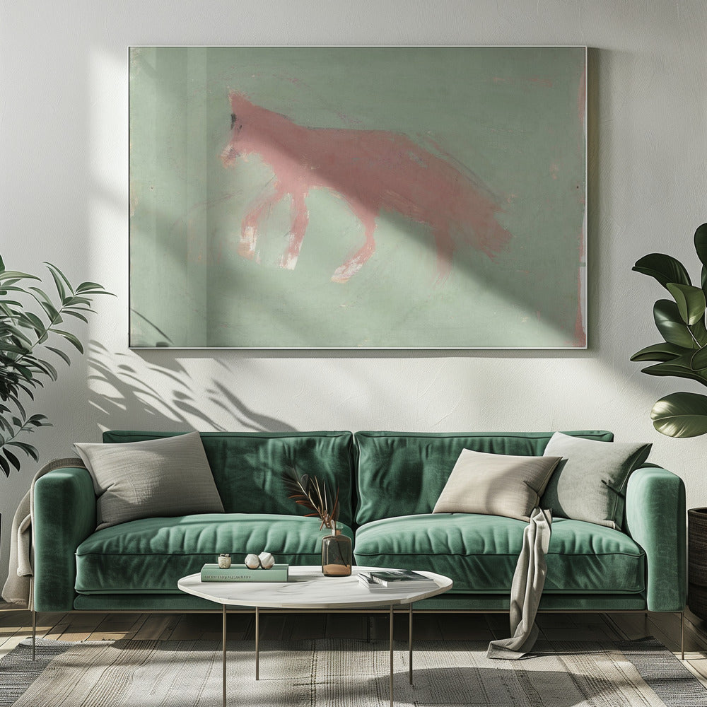 The Fox In Muted Tones | Canvas