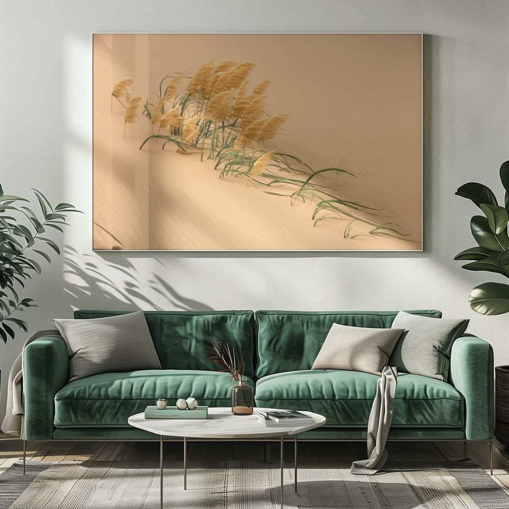 Pampas Grass in Sand Dune | Canvas