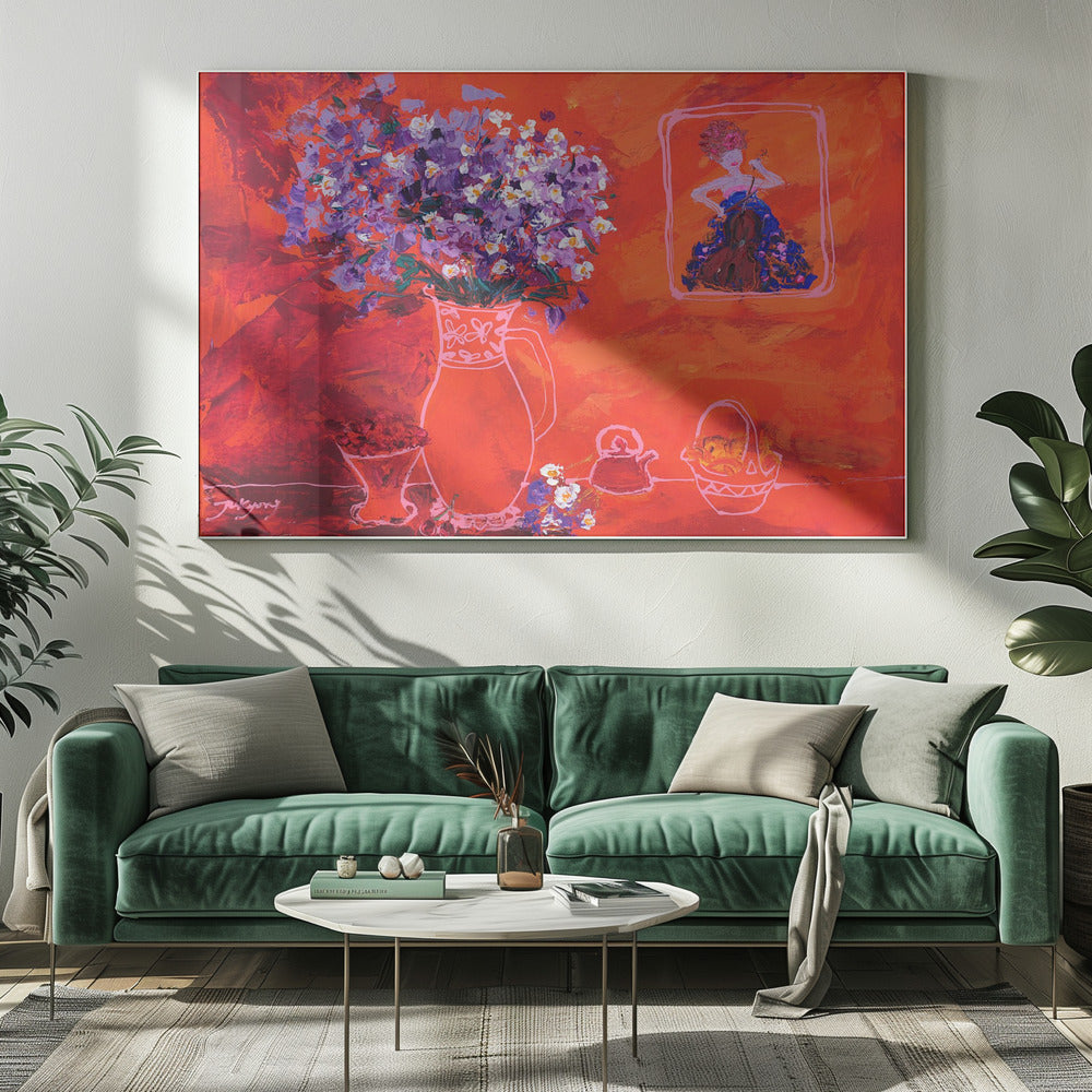 Vase With A Portrait | Canvas
