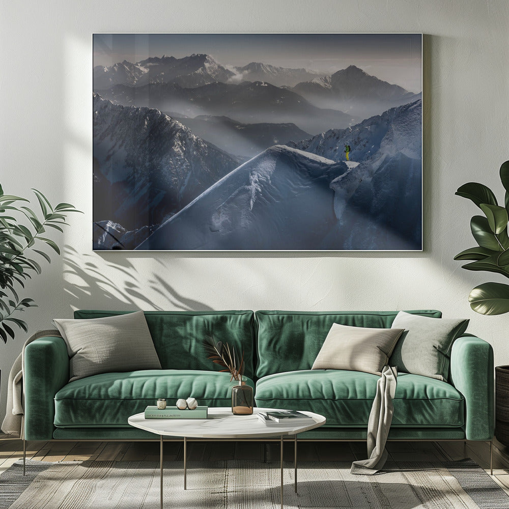 Silent Moments before Descent | Canvas