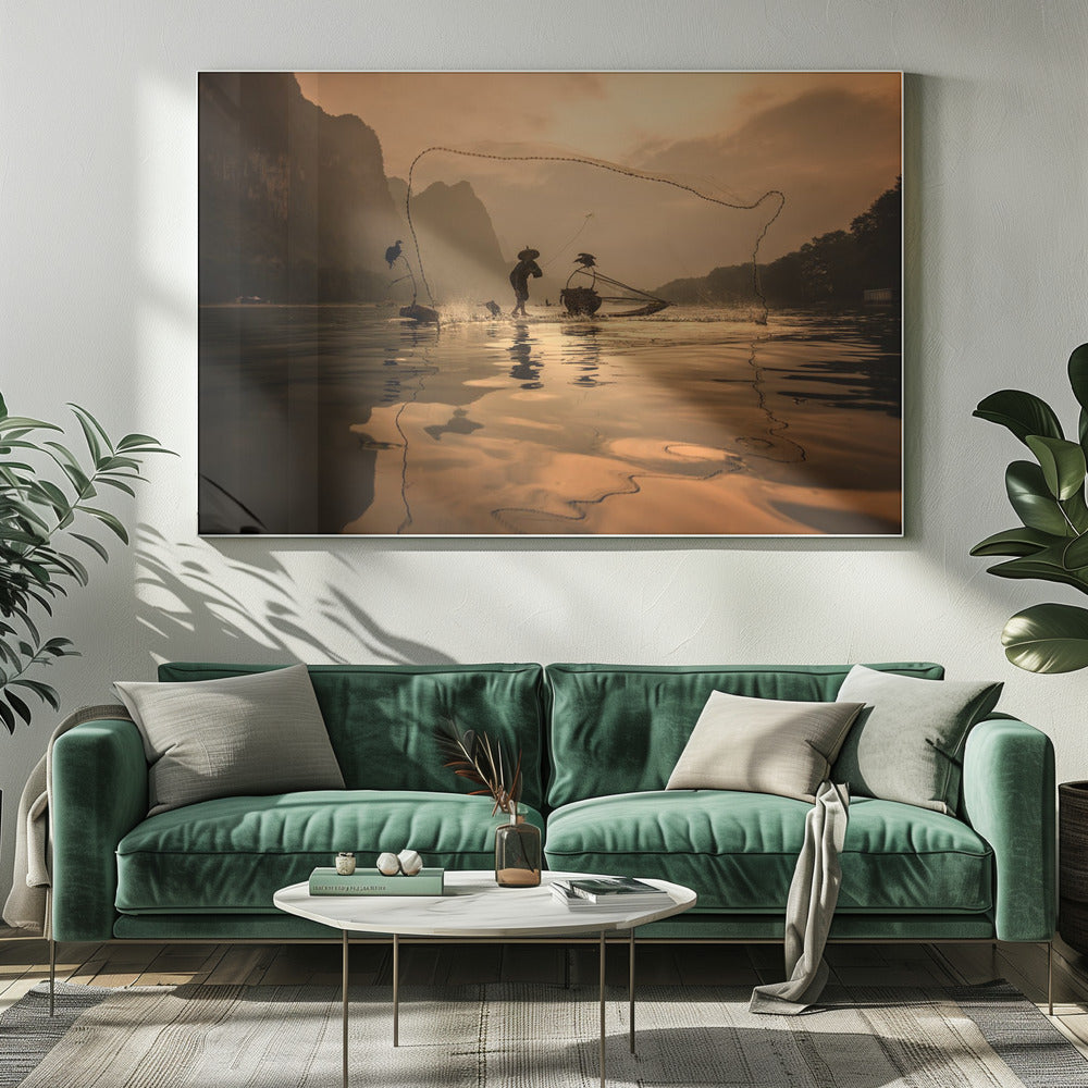 Spread The Fish Nets | Canvas