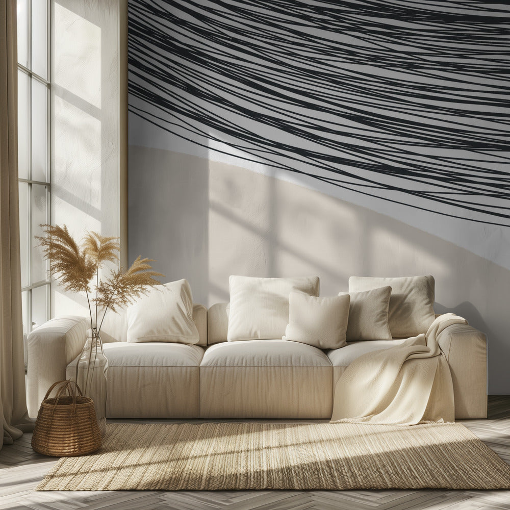 Curved Lines Harmony | Wallpaper