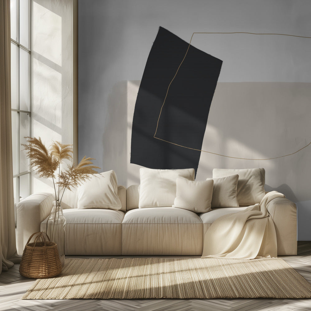 Geometric Shapes and Simple Lines in Neutral Tones | Wallpaper
