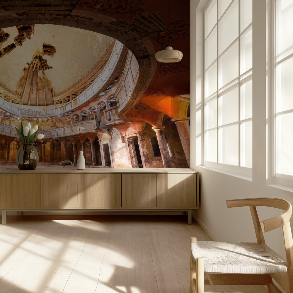 Round Chapel in Decay | Wallpaper