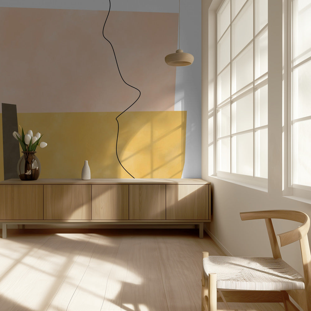 Geometric Shapes In Earthy Tones | Wallpaper