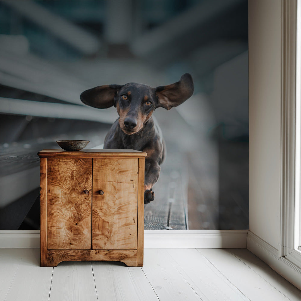 Ein kleiner Hund läuft durch die Welt.... | Wallpaper