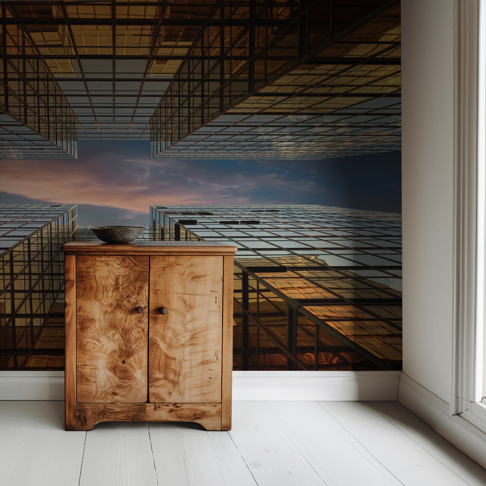 Golden Mirrors | Wallpaper
