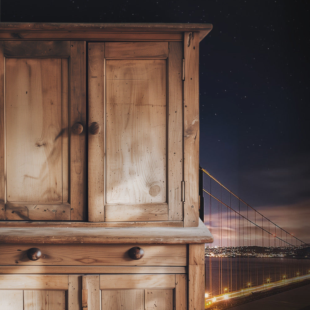 Golden Gate to Stars | Wallpaper