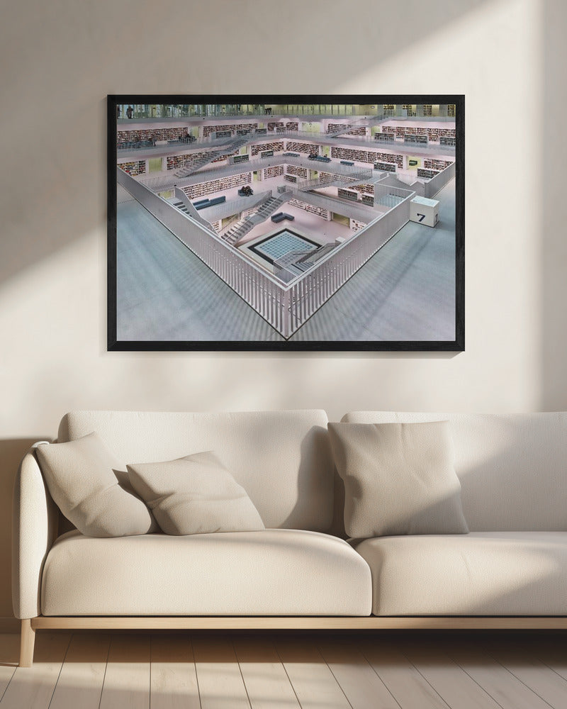 Stadtbibliothek Stuttgart inner space I | Canvas