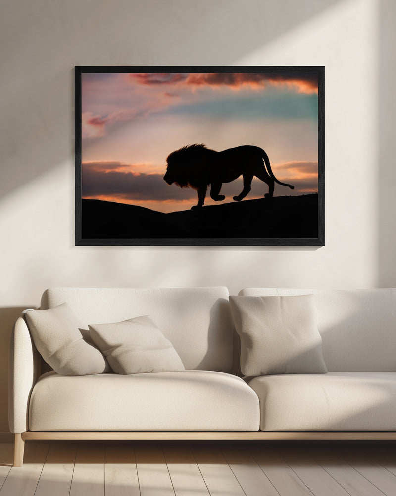 Sunset in the Serengeti | Canvas