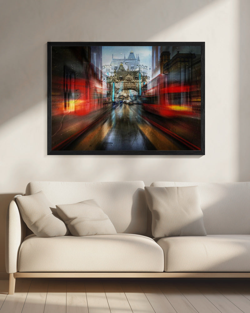 The red bus | Canvas