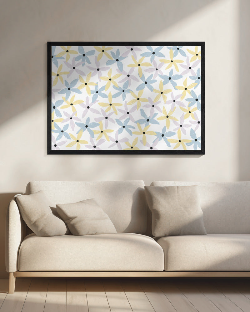 Colorful Playful Flowers | Canvas