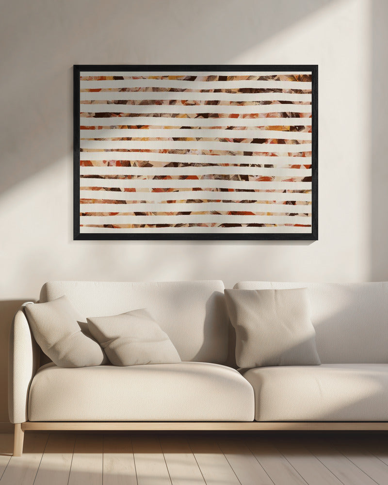 Stripes of Earthy Warmth | Canvas