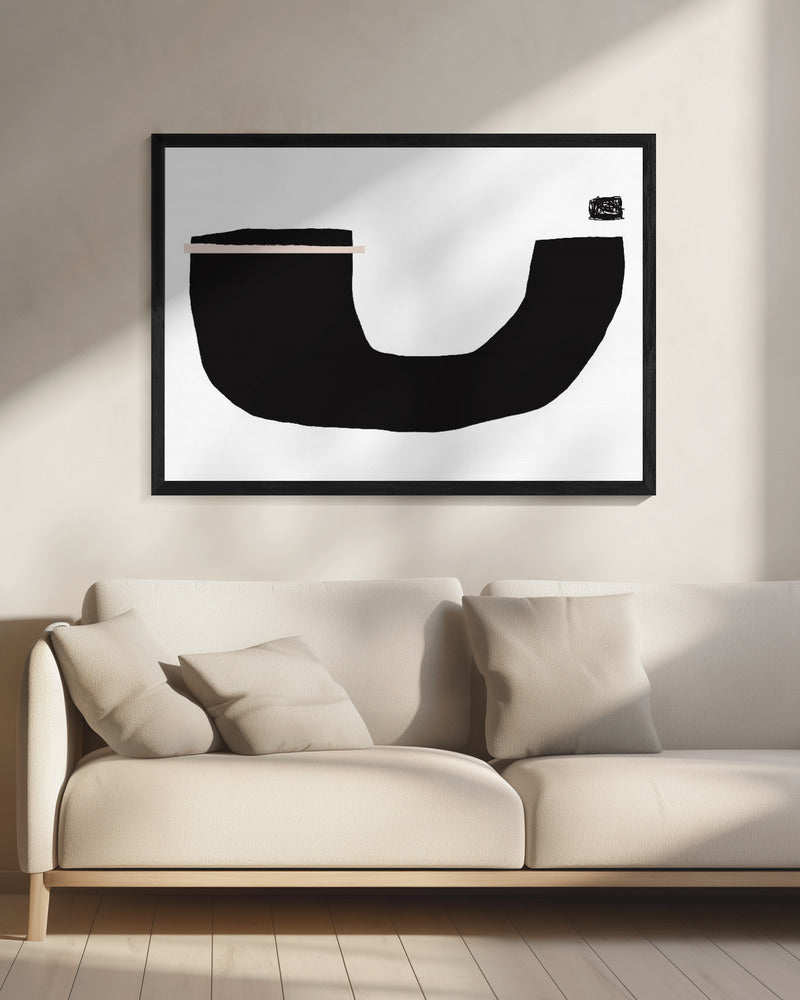 Black Geometric Shapes | Canvas