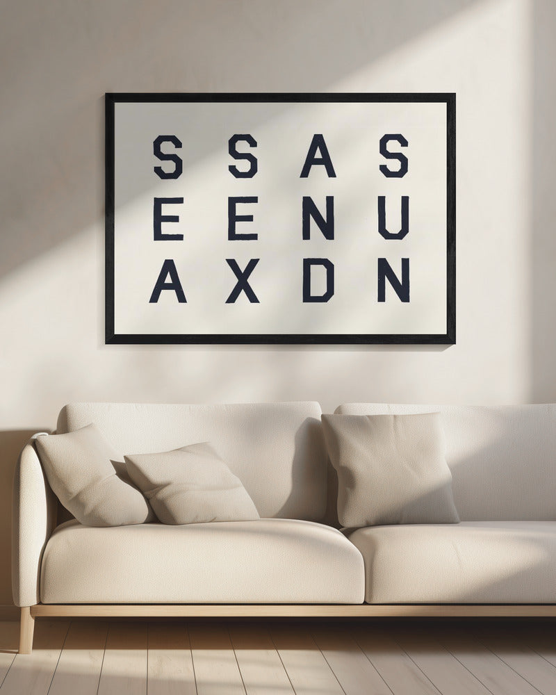 Sea Sex and Sun Print | Canvas