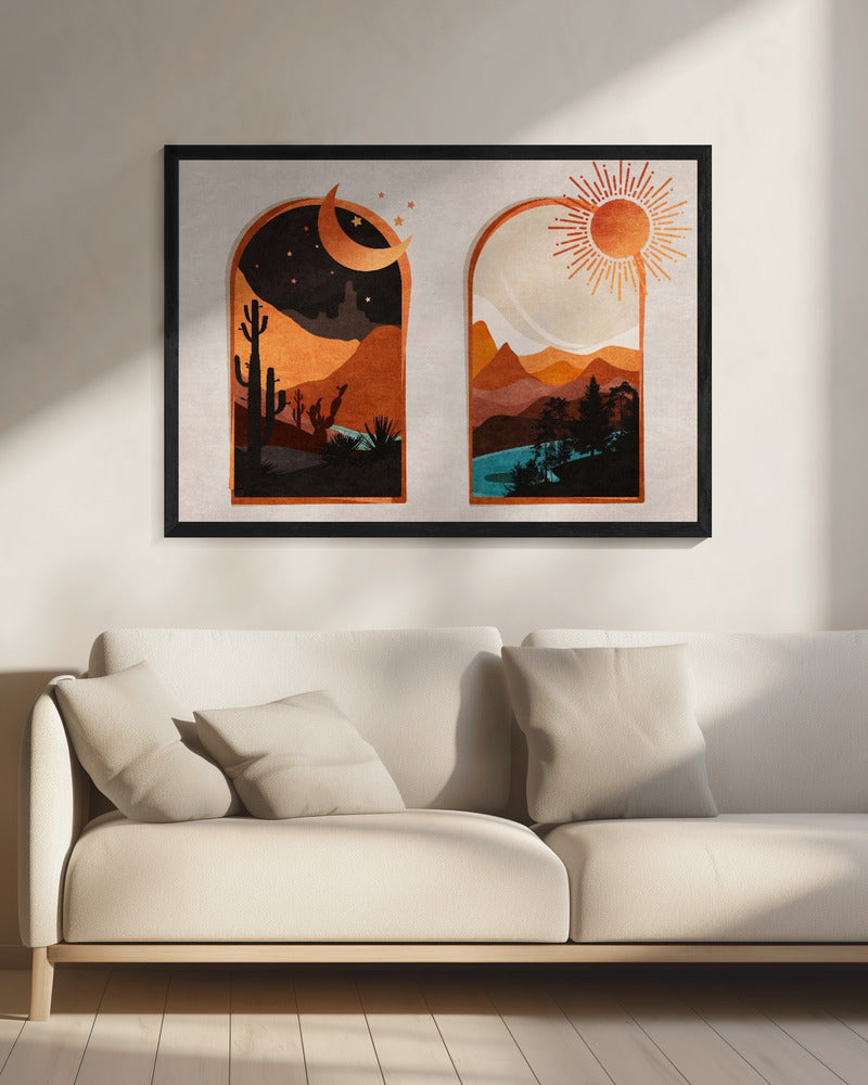 Desert's Dawn & Dusk | Canvas