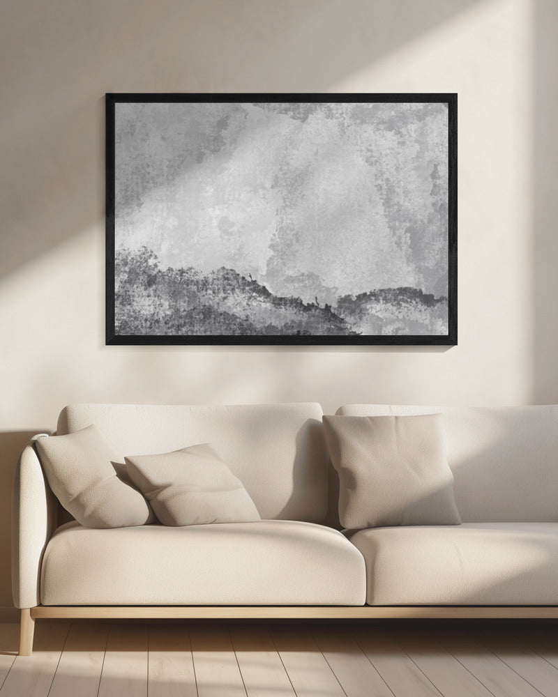 Grayscale Mountains | Canvas