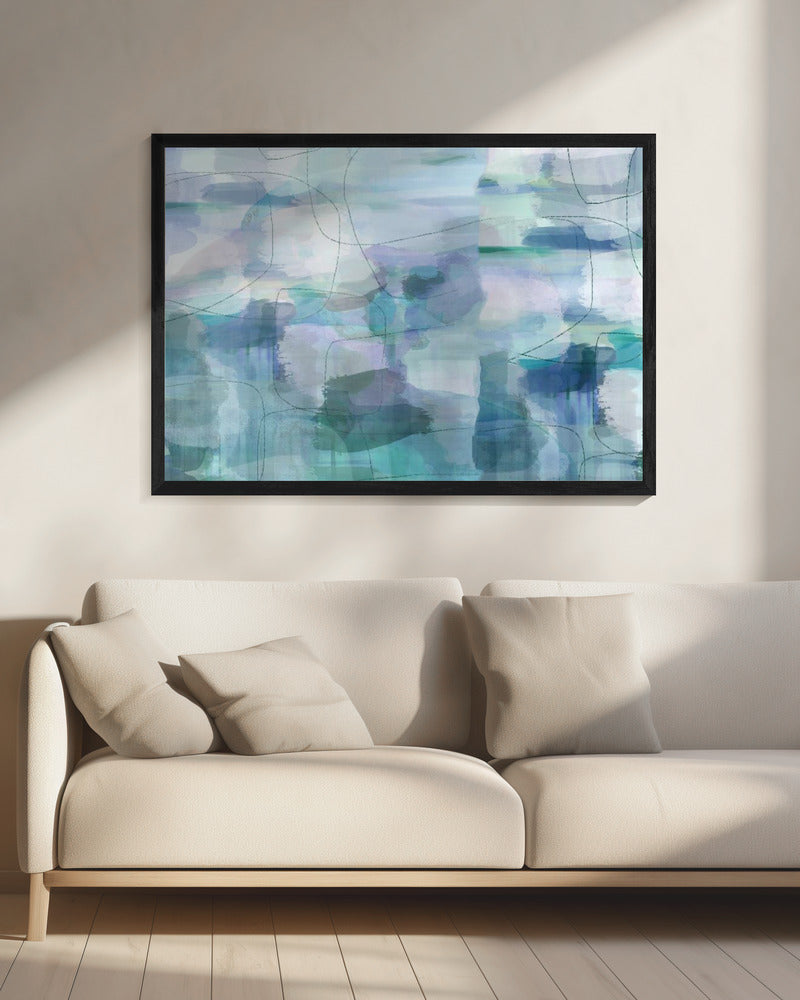 Aquarelle Blues 2 | Canvas