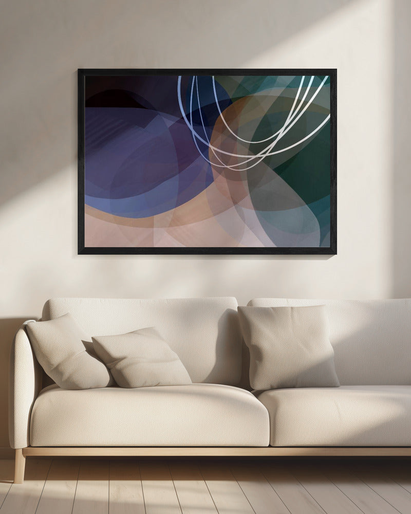 Dusty Rose Shapes 4 | Canvas