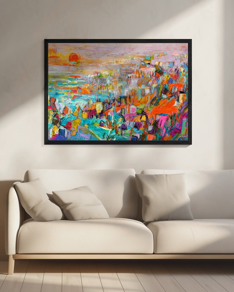 Island in the Setting Sun | Canvas