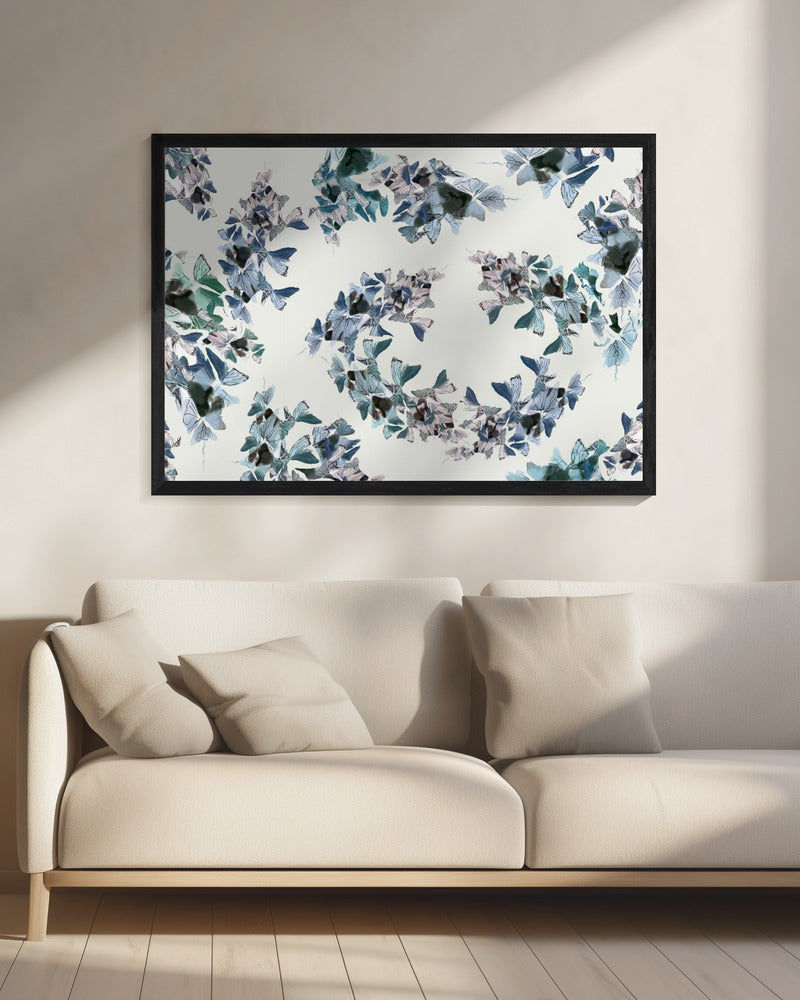 Blue Floral Mix | Canvas