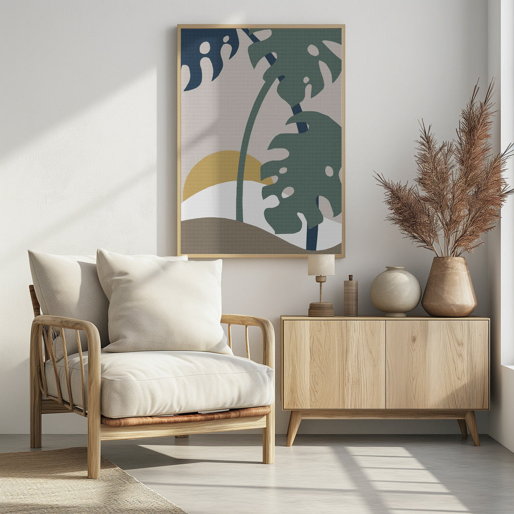 Monstera Cut Out 02 | Poster