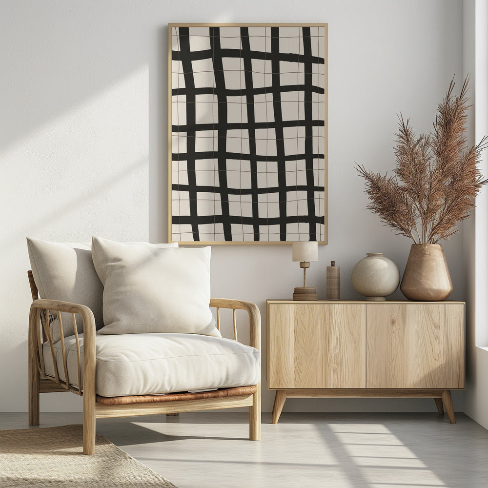 Black Grid | Poster