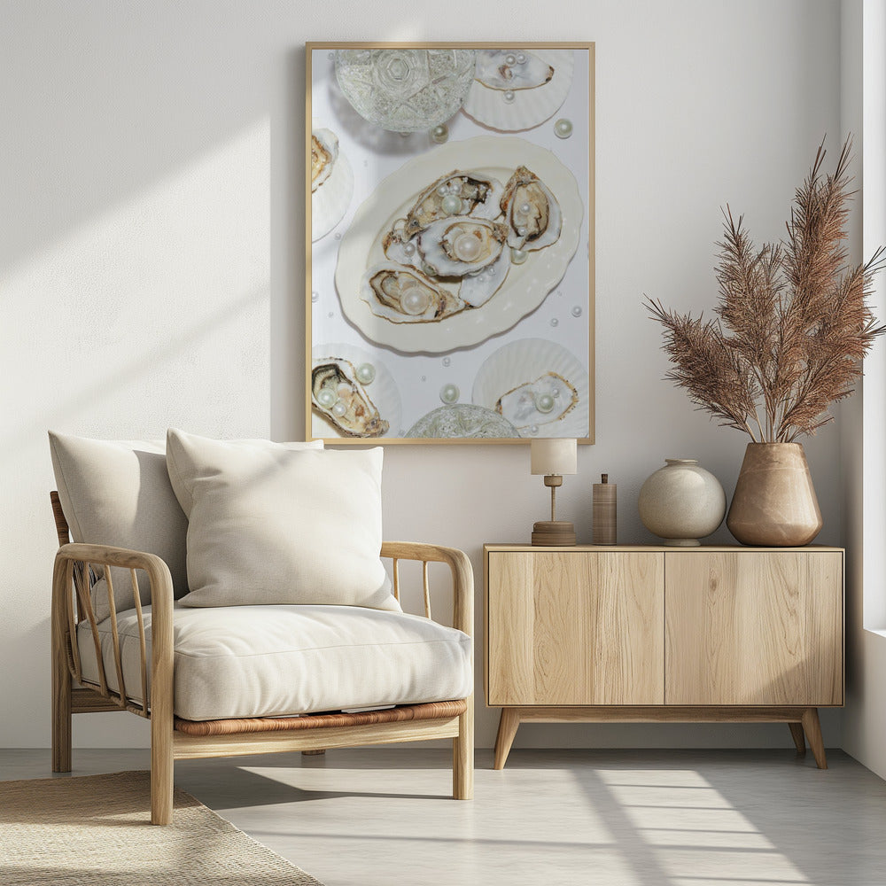Oysters & Pearls No 03 | Poster