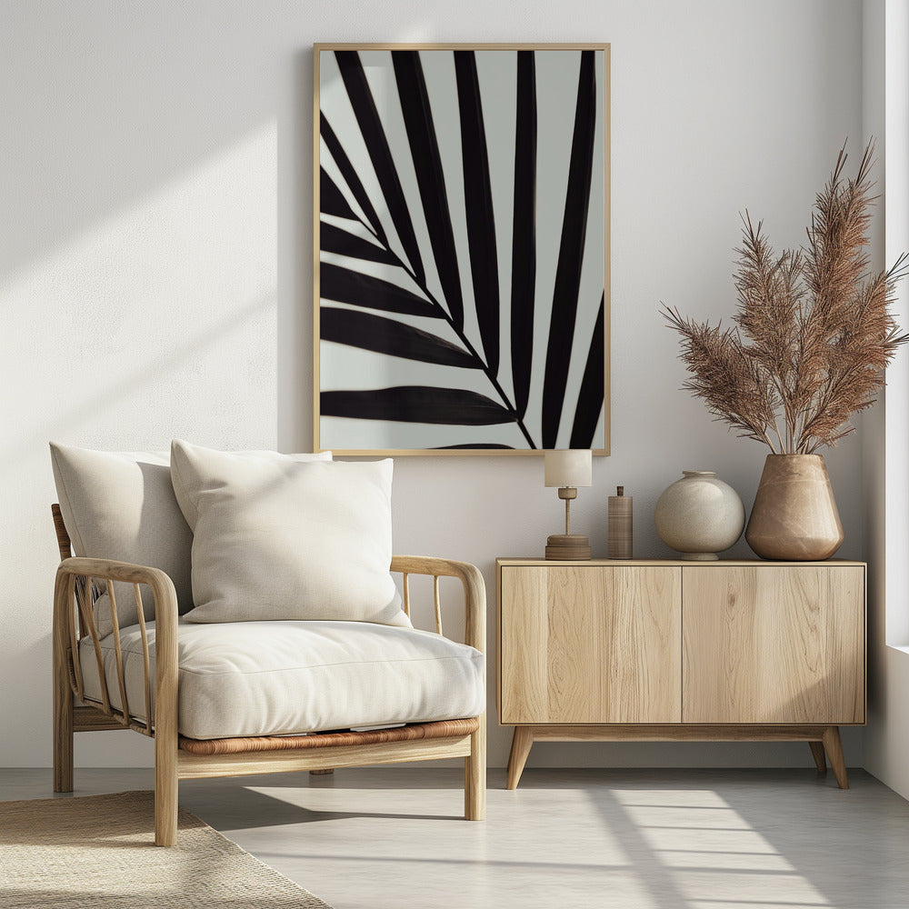 Graphic palm leaf_1 | Poster