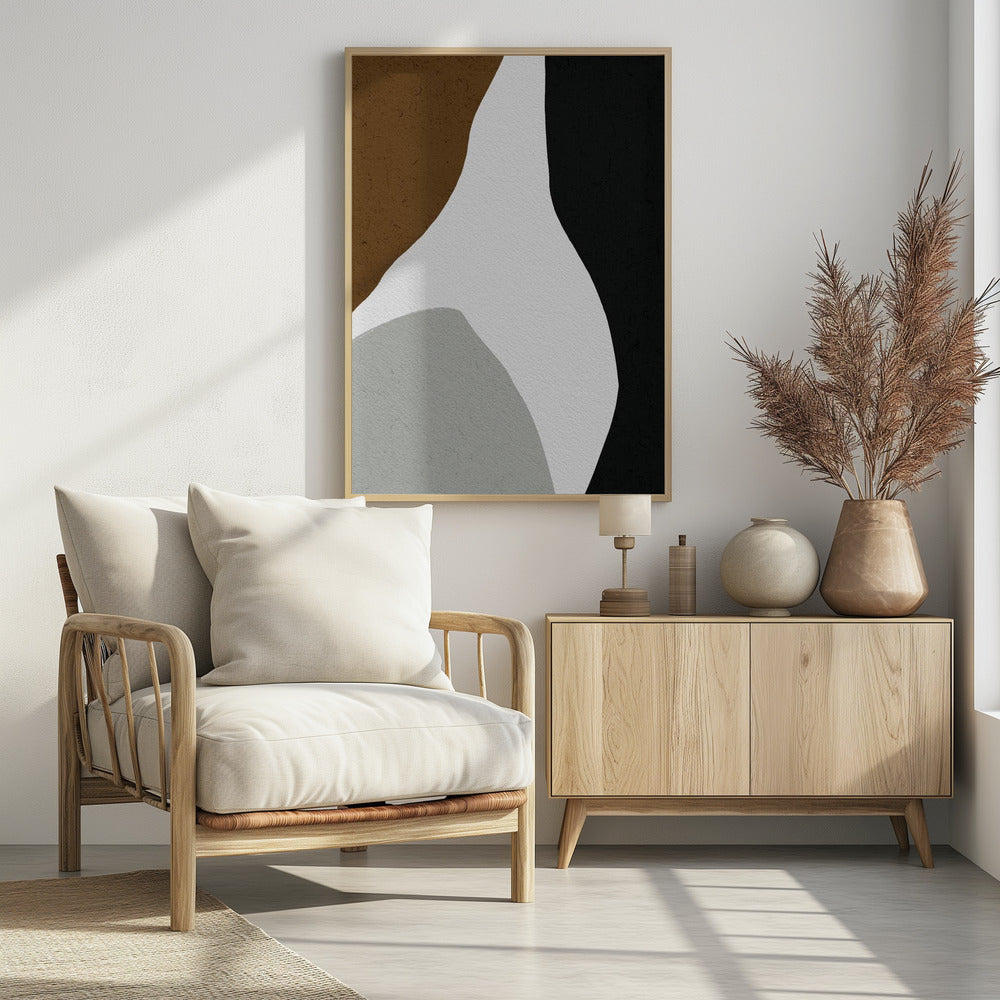 Organic Shapes and a Minimalistic Color Palette | Poster