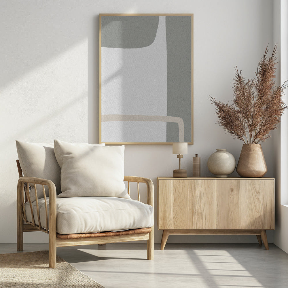 Abstract Design With Muted Tones | Poster