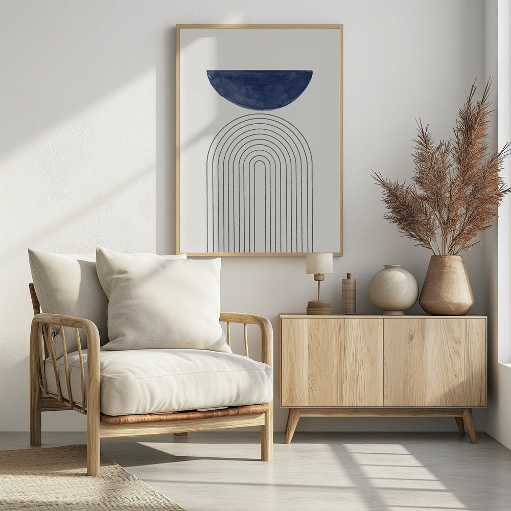 Curved Serenity | Poster
