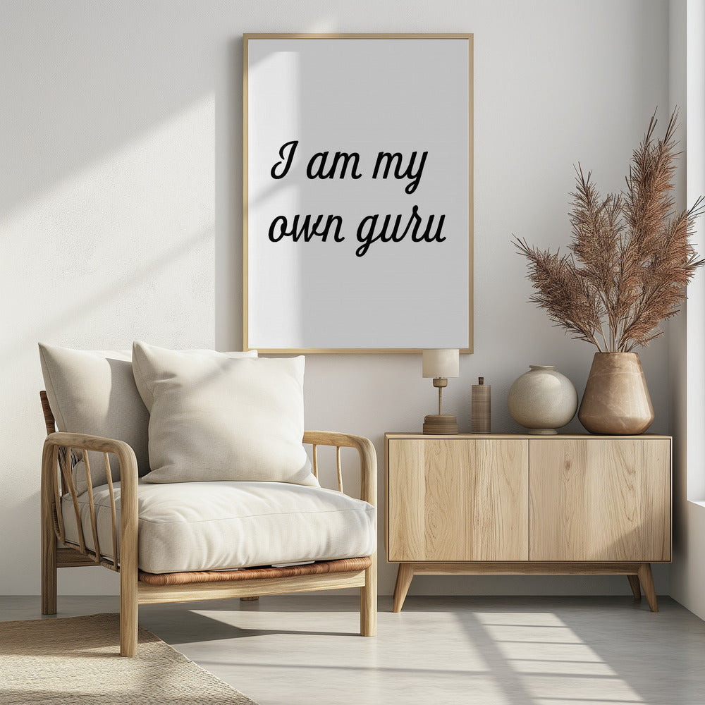 I am my own guru | Poster