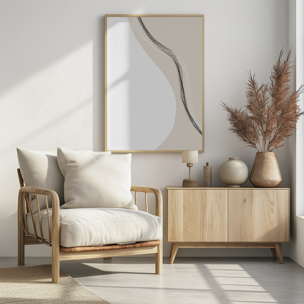 Flowing Lines Harmony | Poster