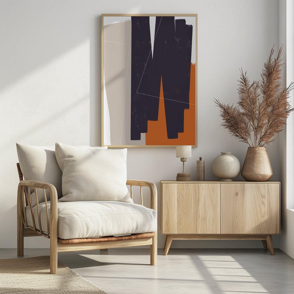Muted Geometrics Shapes | Poster