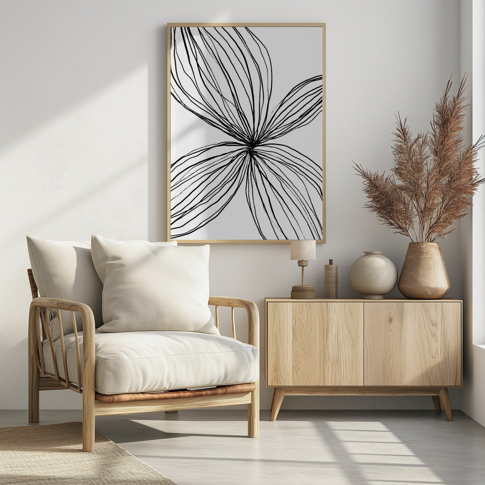 Flowing Petal Lines | Poster